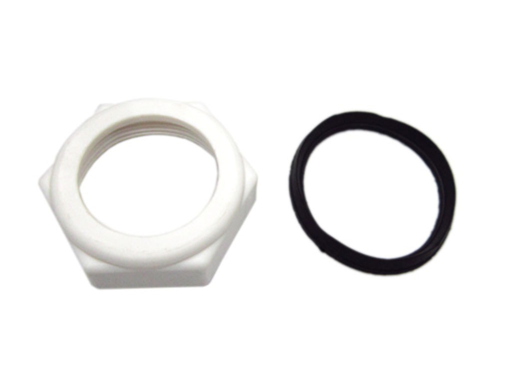 Beveled Washer & Backnut for Syphon