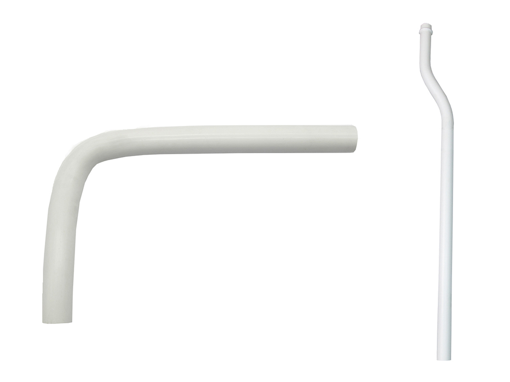 Combination of 2-Piece Flushpipe in White