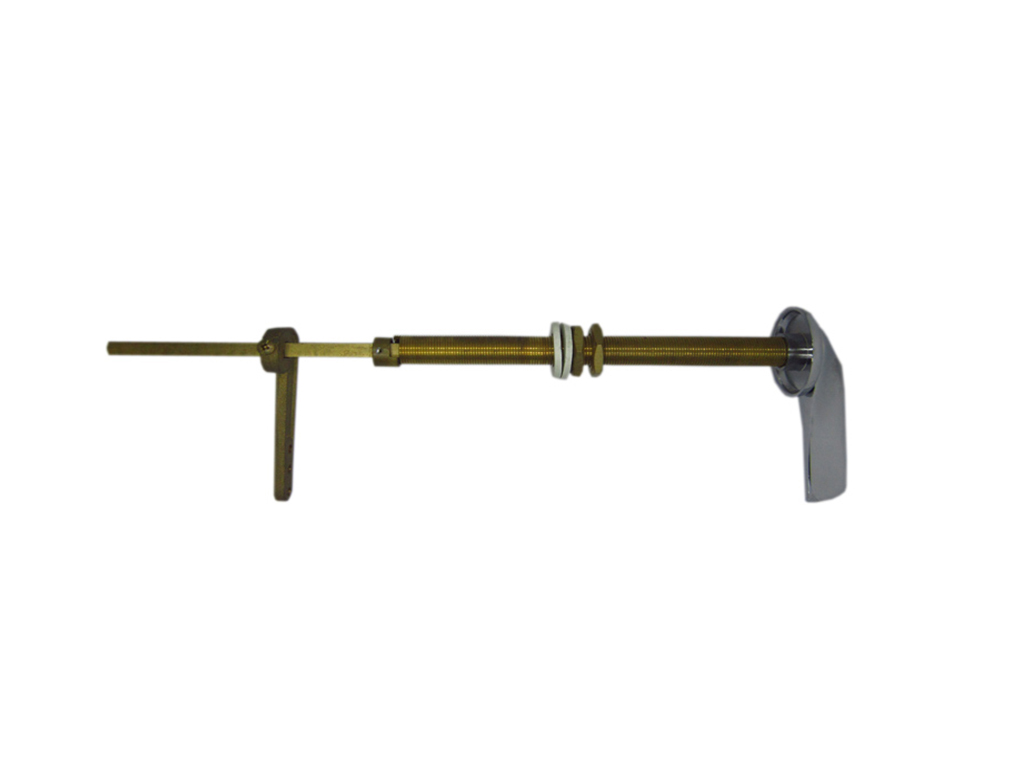 3/8" Chrome Plated Brass Concealed Cistern Handle with 14" Spindle
