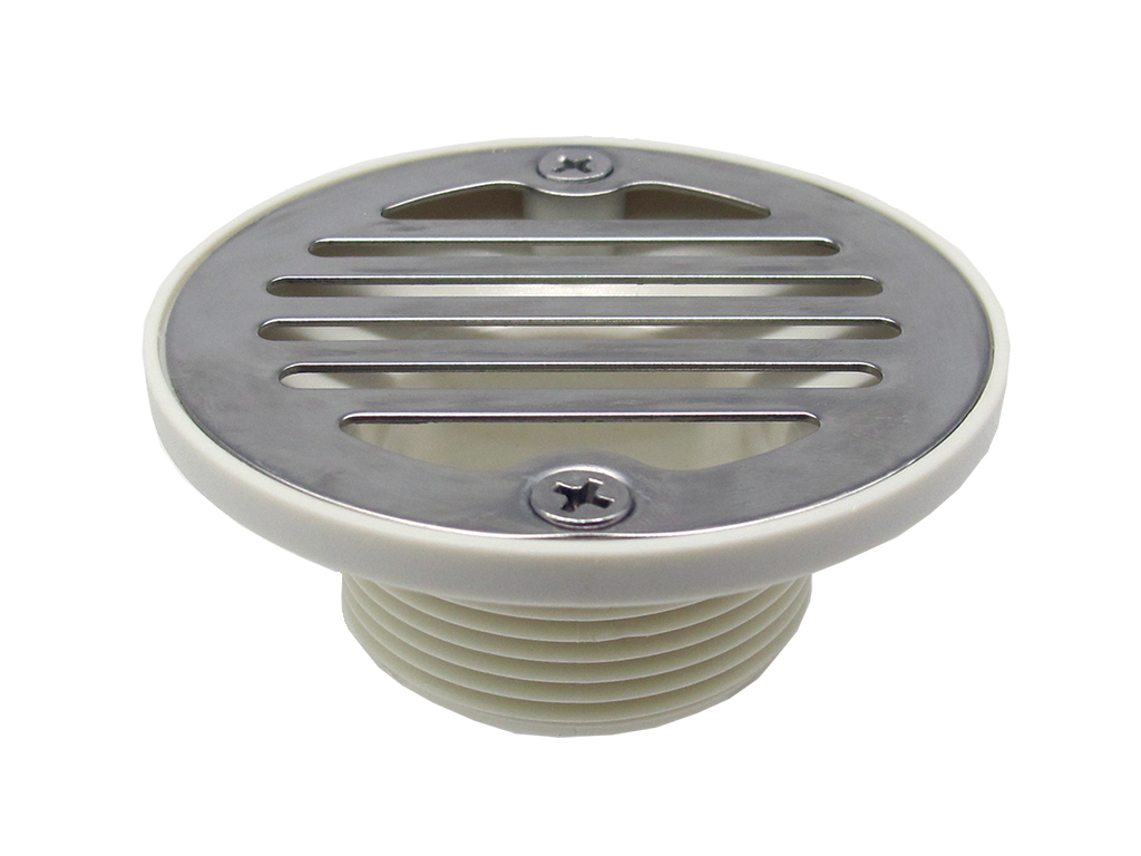 1-1/2" x 75mm Flange Round Plastic Floor Drain