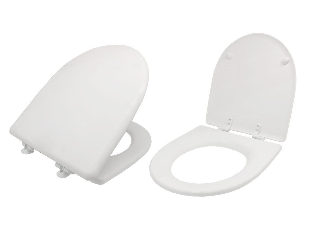 K1881 Plastic Tolet Seat with Top Mount (White)