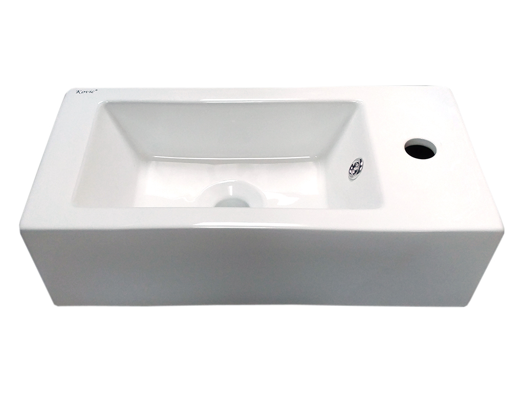 Kovic Vitreous China Wall Mounted Wash Basin