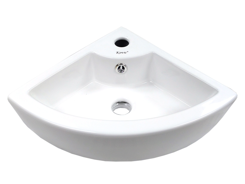 Kovic Vitreous China Wall Mounted Wash Basin