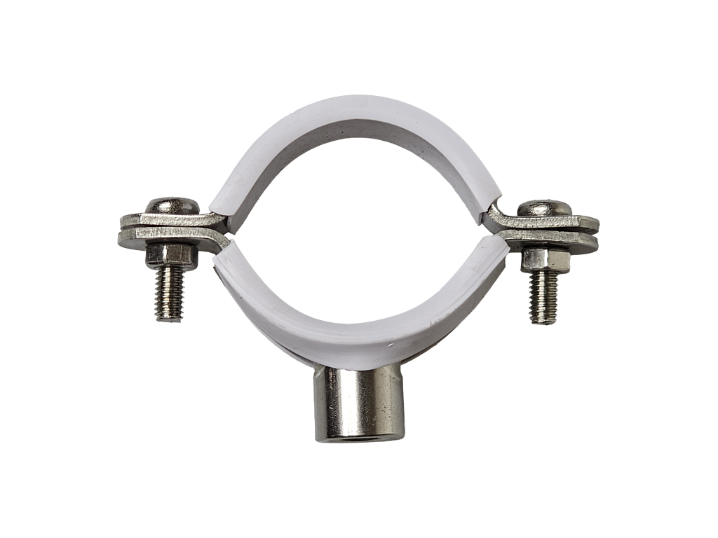 1-1/4" X 3/8" S.S 304 Stainless Steel Pipe Bracket(White)