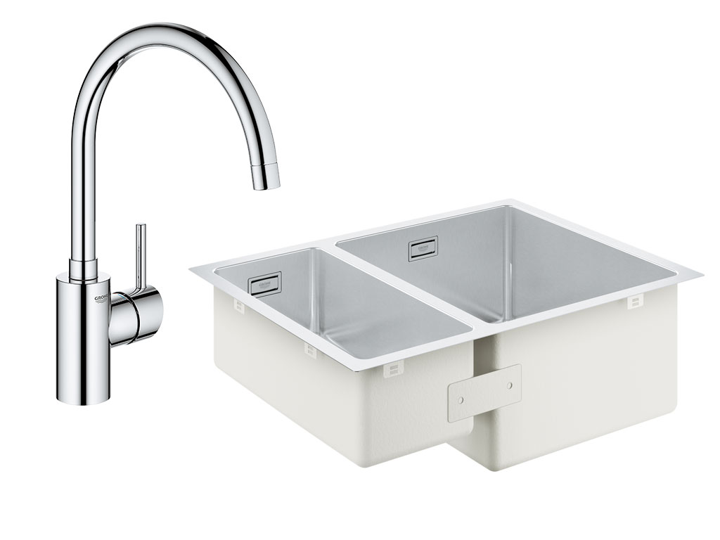 Concetto OHM sink C-spout with K700U Sink 60 -S 58,5/44 1.5 rh