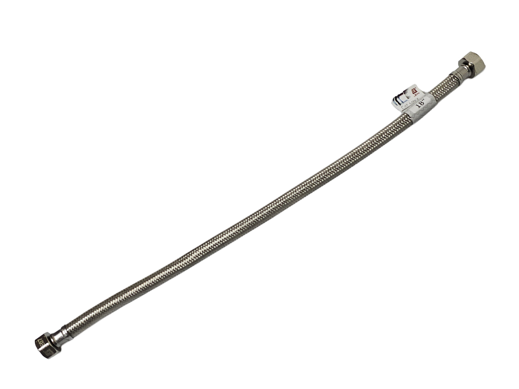 1/2" x 1/2" x 18" 內牙包膠不銹鋼軟喉 (E07 Range)