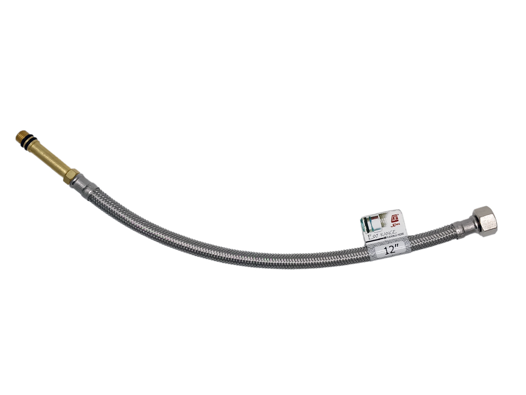3/8"內牙 x 10mm外牙 x 12" 不銹鋼軟喉 (E07 Range)