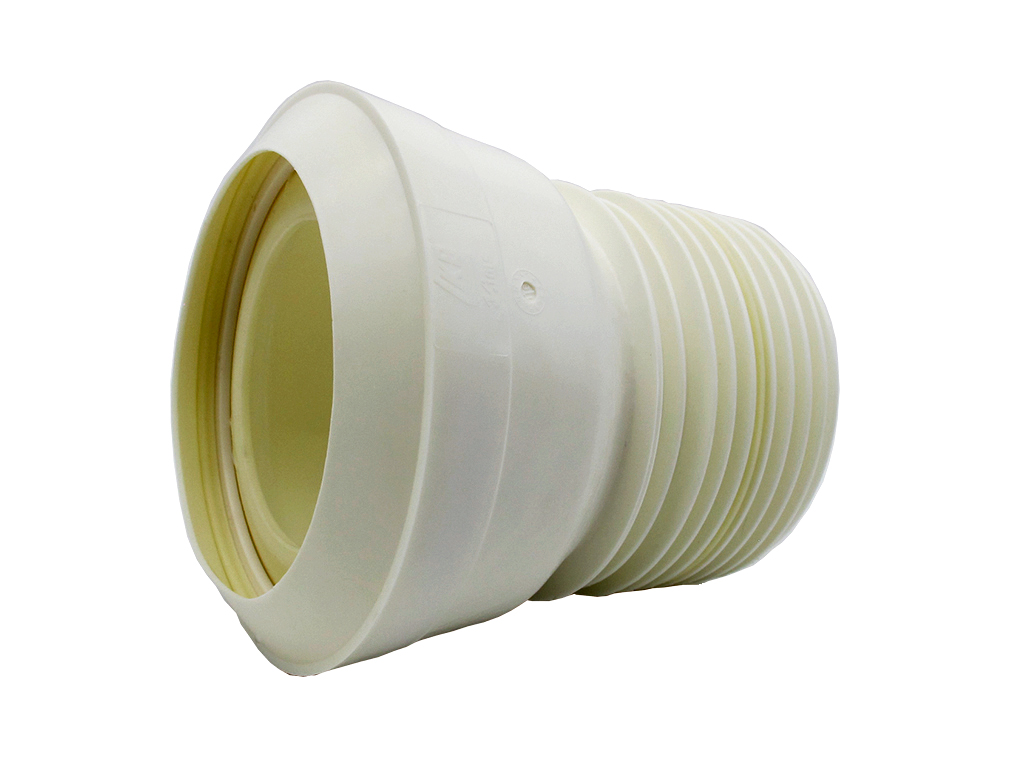 100mm Straight W.C. Pan Connector