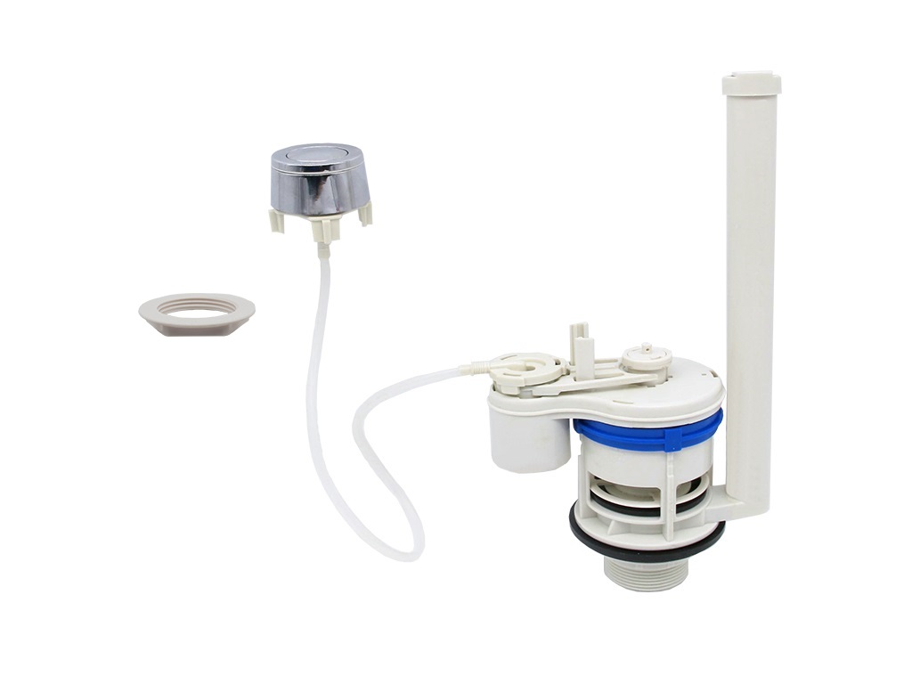 1-1/2" Push Button Compact Type Flush Valve with Overflow