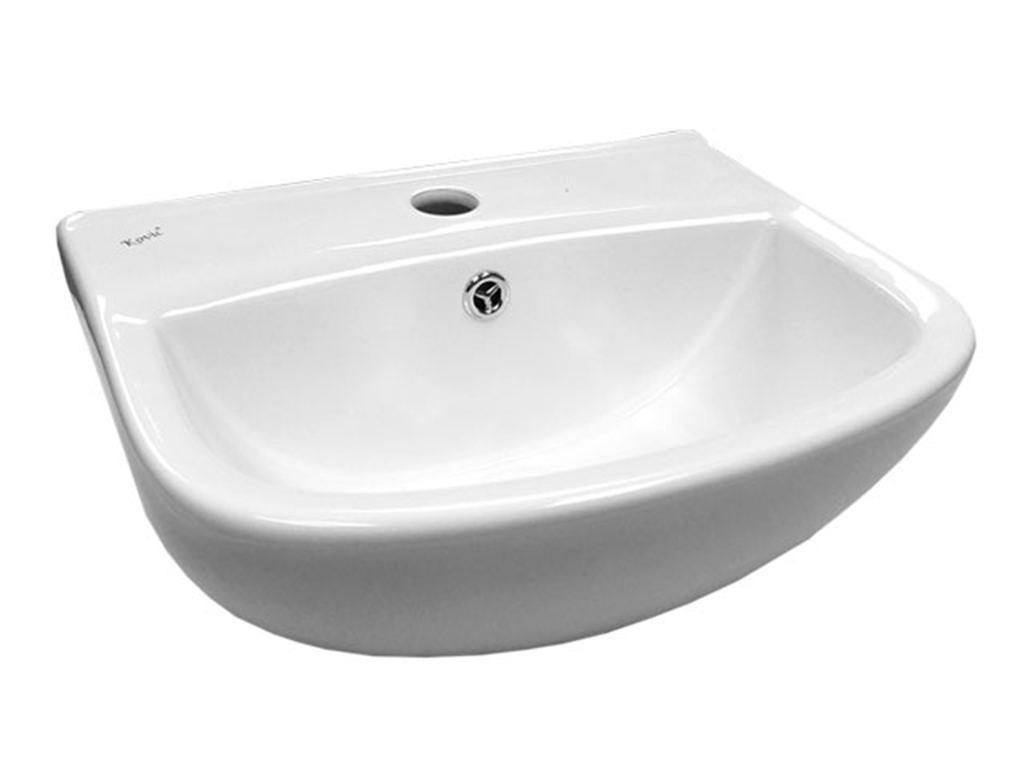 12" x 16" Vitreous China Wall Mounted Wash Basin