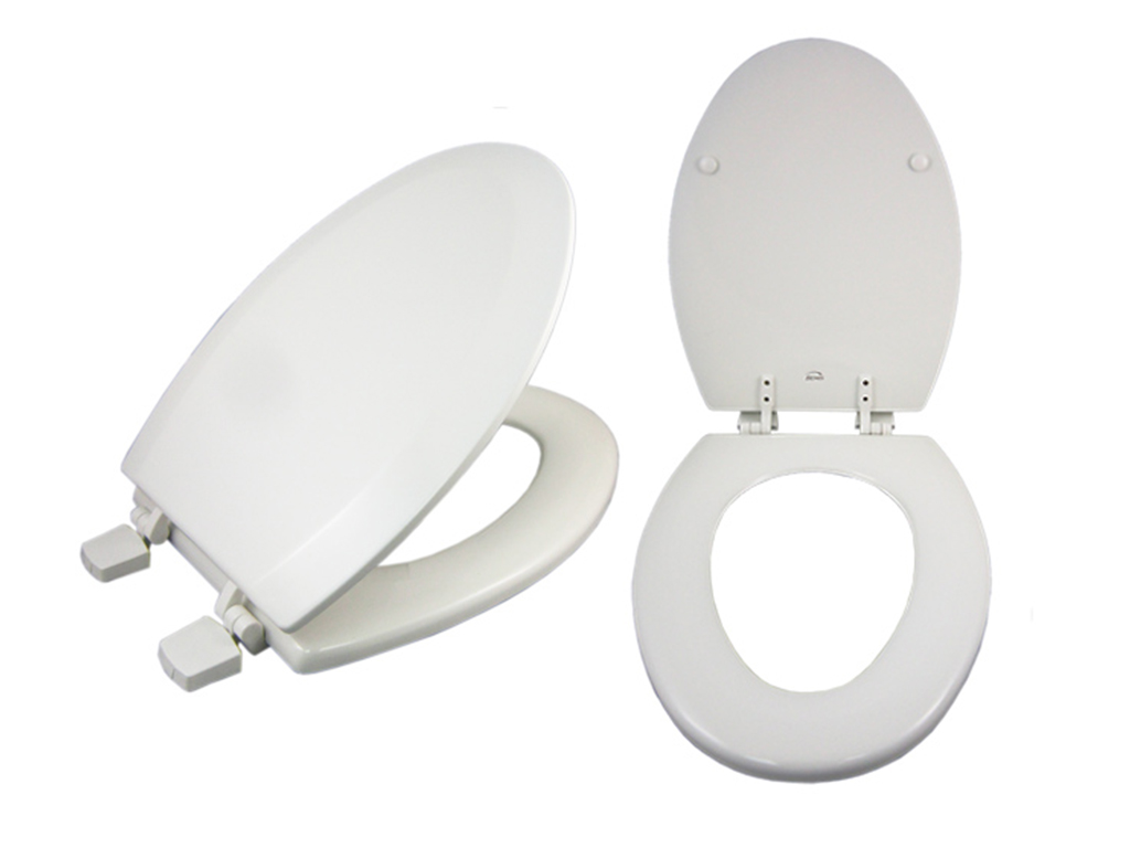 Bemis Elongated MDF Toilet Seat (White)