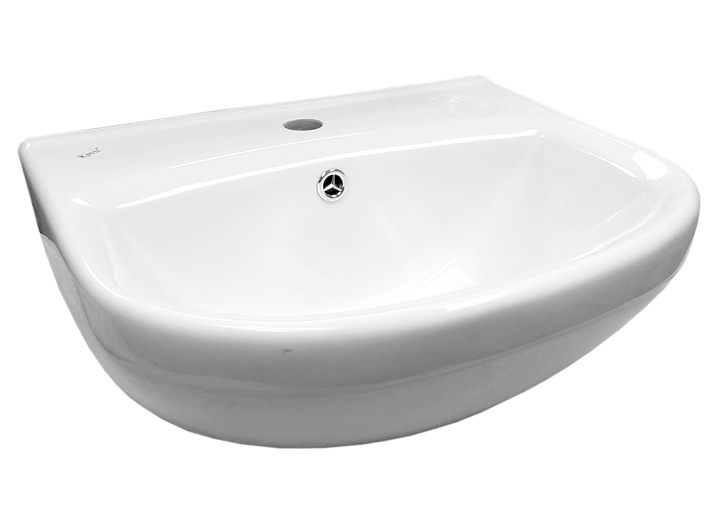16" x 19" Vitreous China Wall Mounted Wash Basin