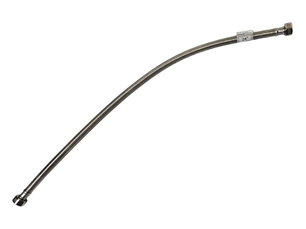 1/2" x 1/2" x 24" 內牙包膠不銹鋼軟喉 (E07 Range)