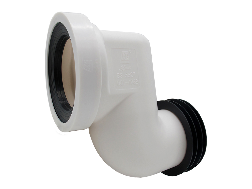 Kims 4" 90° Offset W.C Pan Connector
