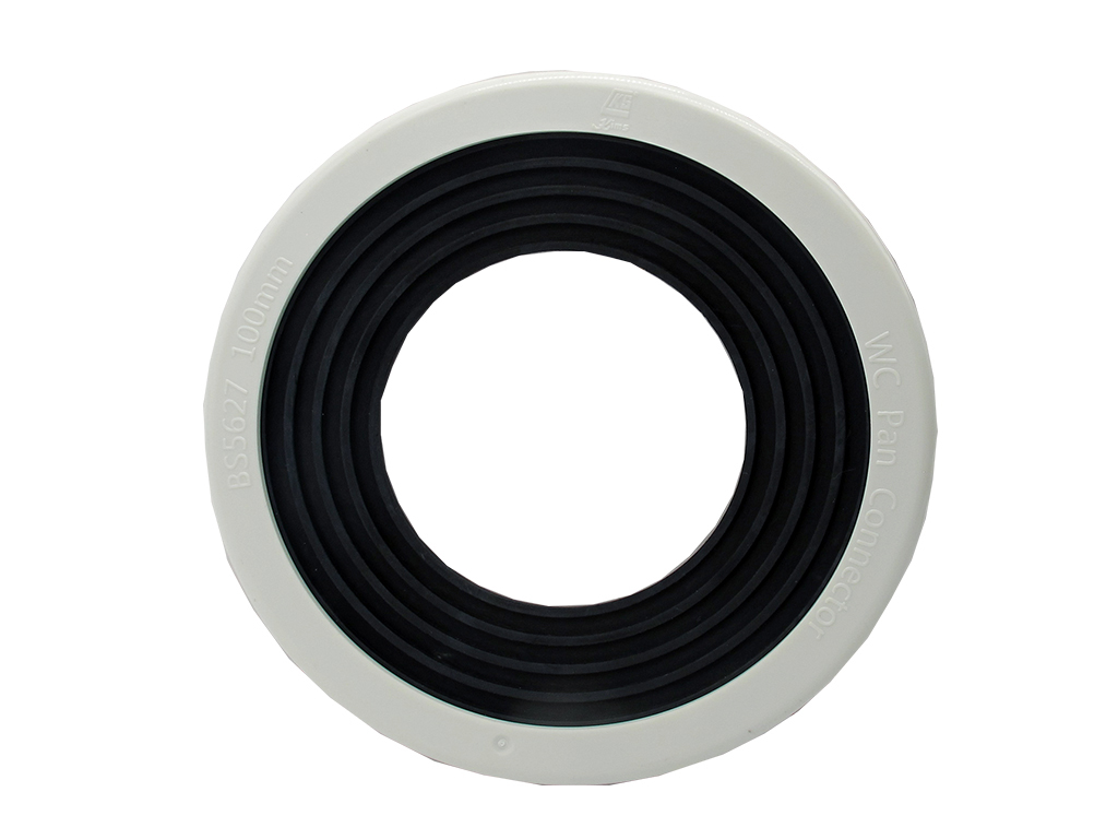 4" Cap & Sealed Socket  for W.C. Pan Connector