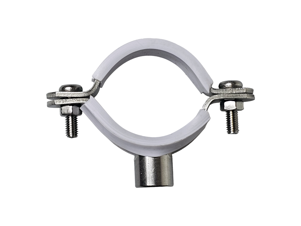 1" X 3/8" S.S 304 Stainless Steel Pipe Bracket(White)