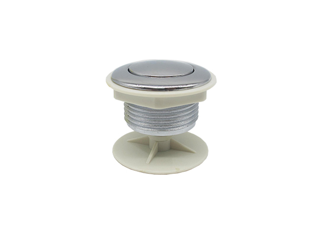 Chrome Plated Top Mounted Plastic Push Button