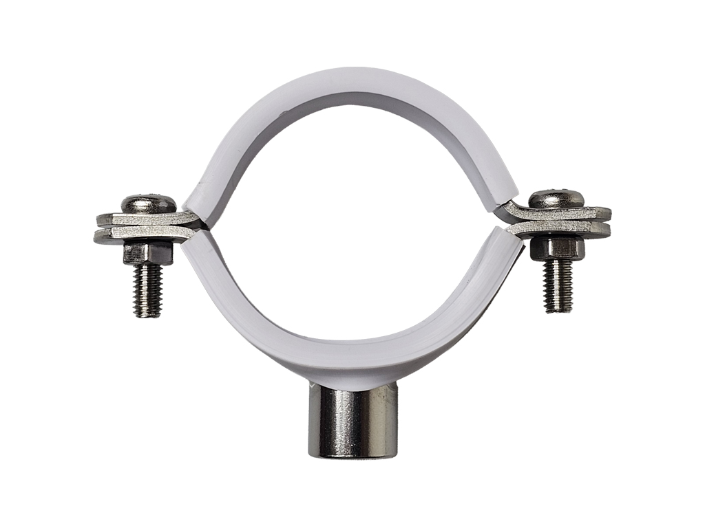 1-1/2" X 3/8" S.S 304 Stainless Steel Pipe Bracket(White)