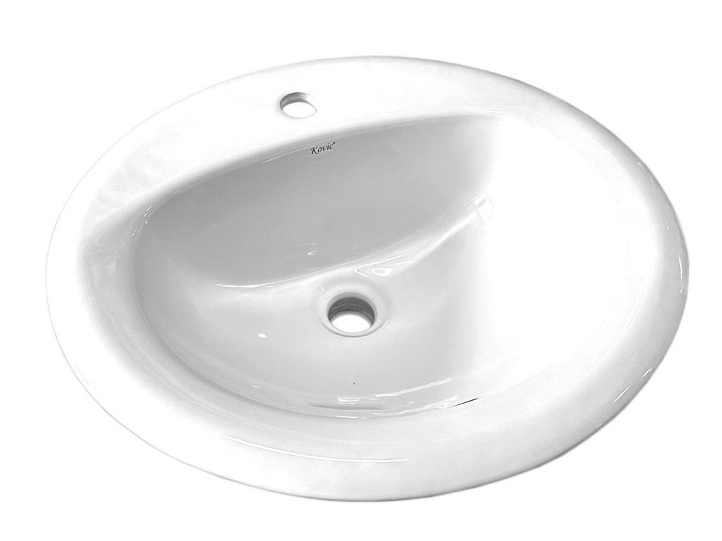 18" x 21" Vitreous China Counter Top Wash Basin