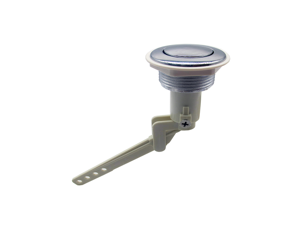 Chrome Plated Top Mounted Plastic Push Button