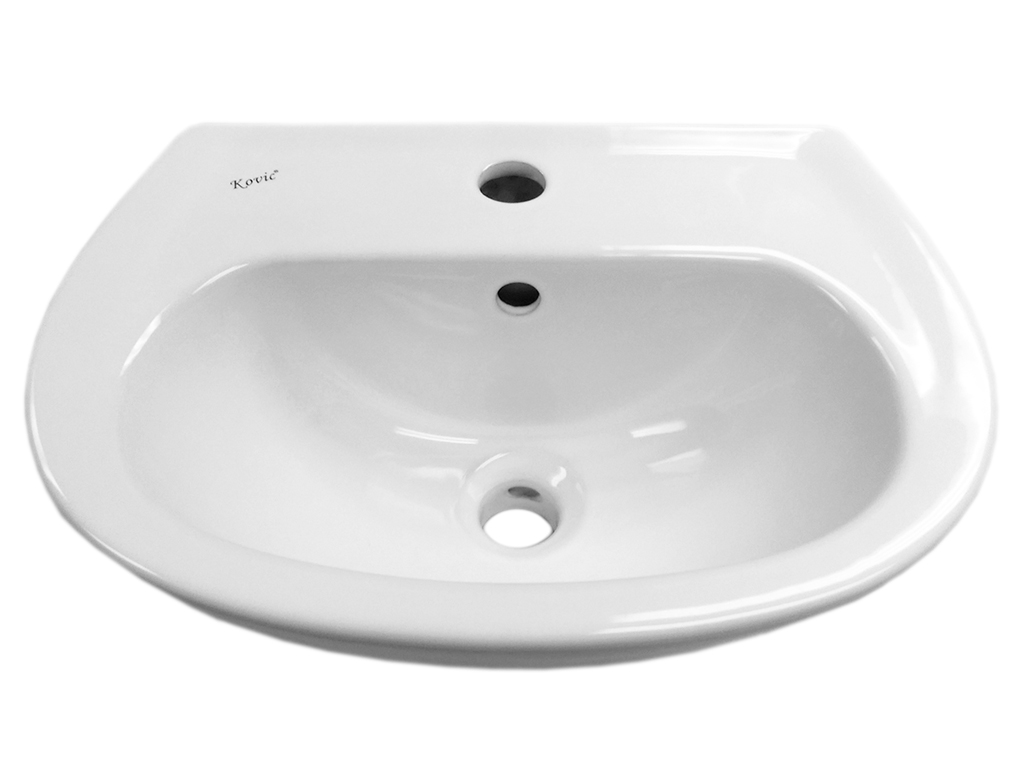 Kovic Vitreous China Wall Mounted Wash Basin