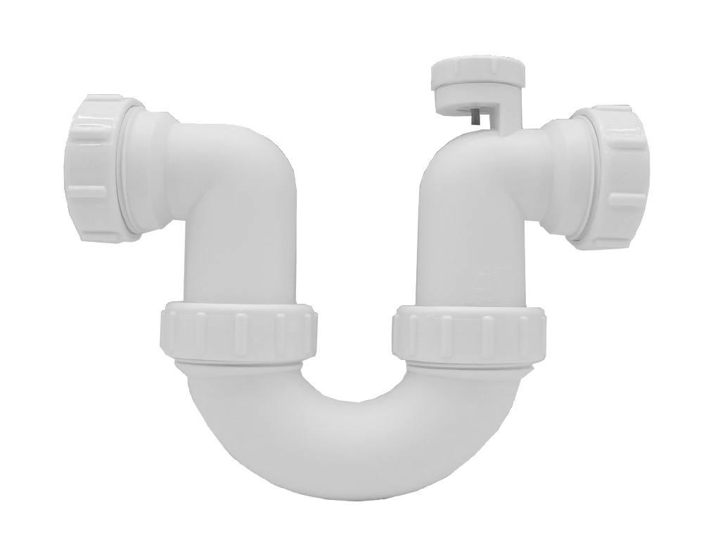 1-1/4"  Plastic 'U' Trap with Telescopic