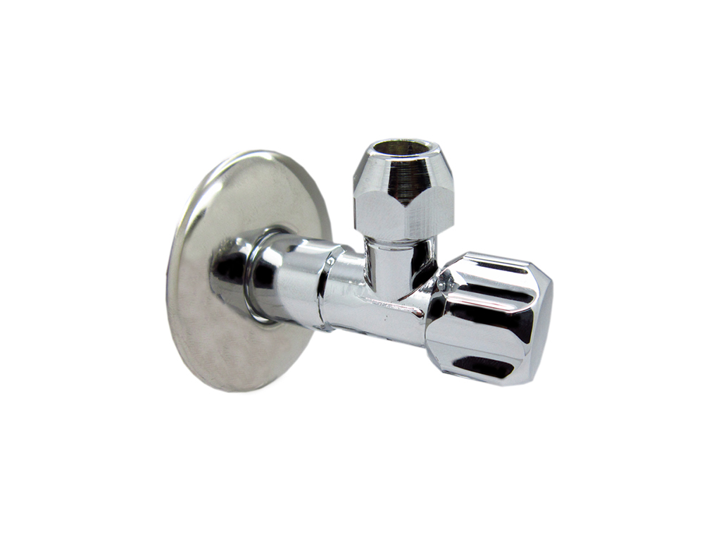 1/2" x 3/8" 銅電鉻曲尺掣