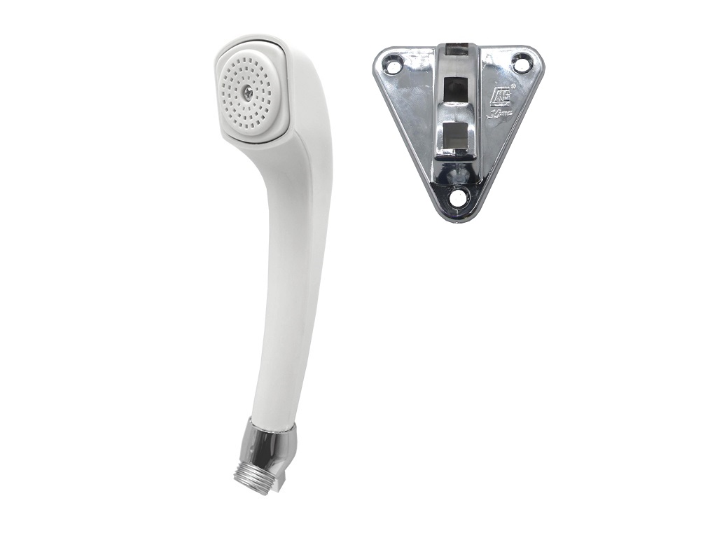 Handshower with Bracket (White)