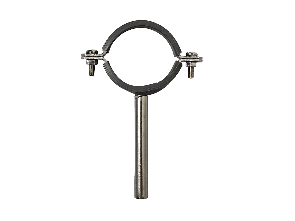 1-1/2" X 10mm X 3"  S.S 304 Stainless Steel Holderbat with Grey PVC for UPVC Pipe