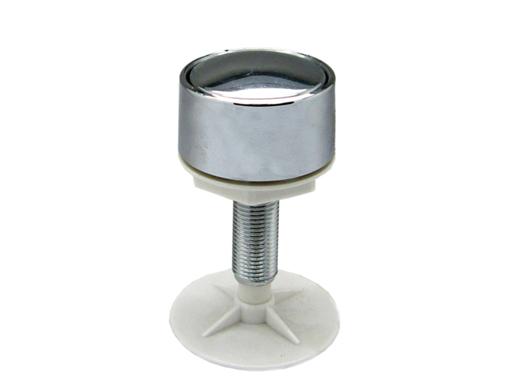 3/8" Chrome Plated Top Mounted Plastic Push Button