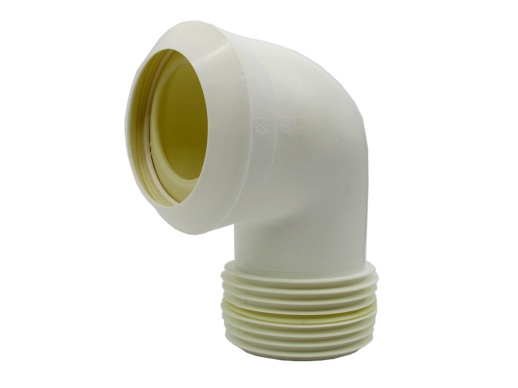 Kims 4" 90 Deg. Bend W.C. Pan Connector