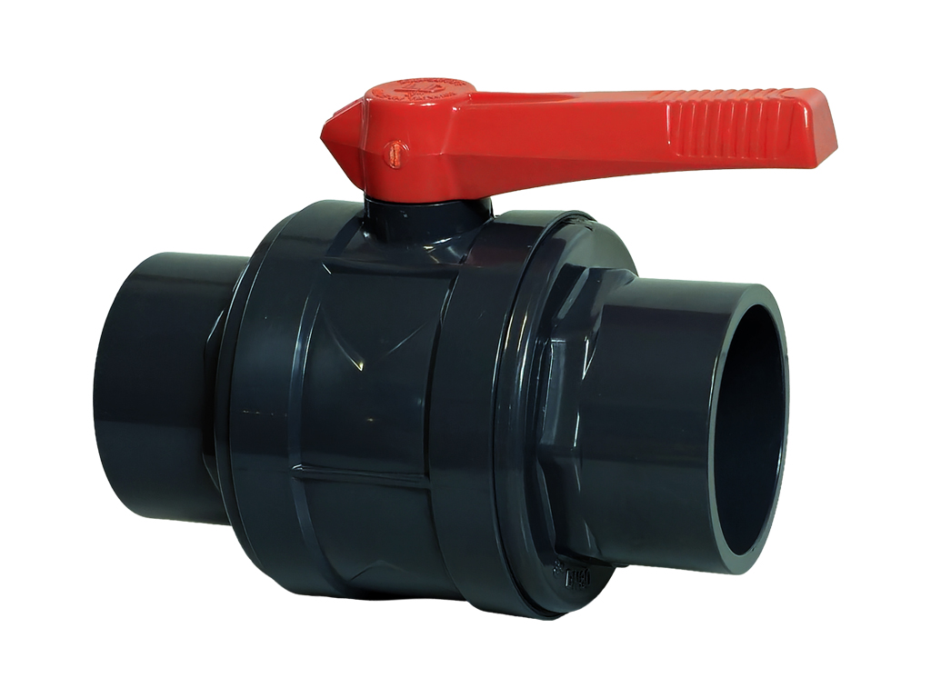 LD 3" PVC Ball Valve (Grey)