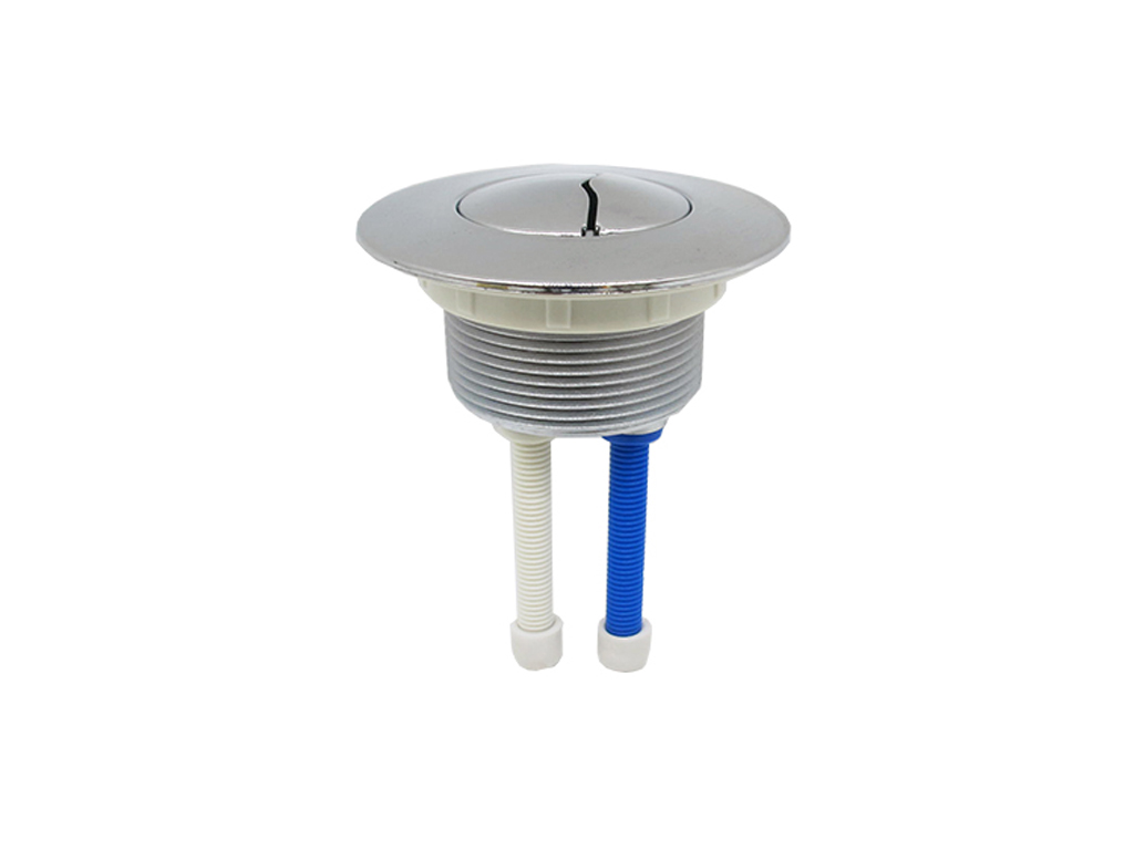 1-1/2"  Chrome Plated Top Mounted Plastic Dual Push Button