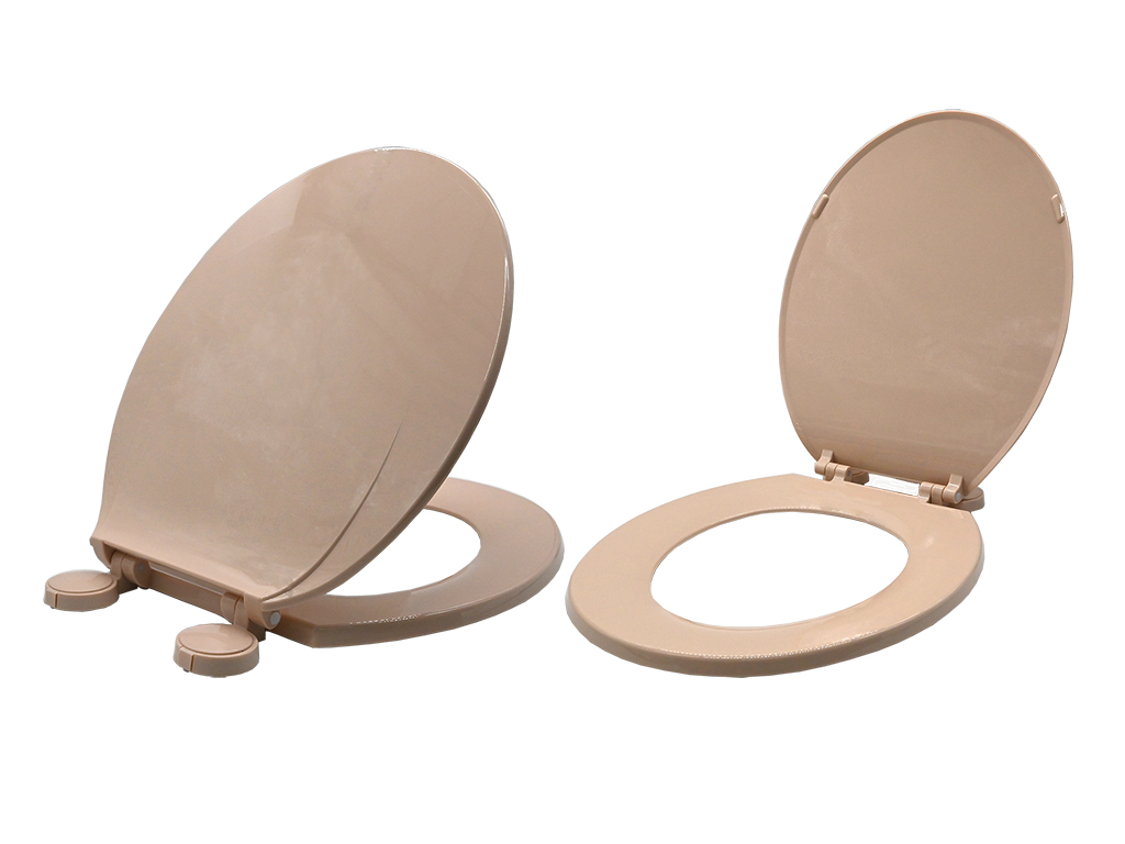 Plastic WC Toilet Seat and Cover ( Pink)