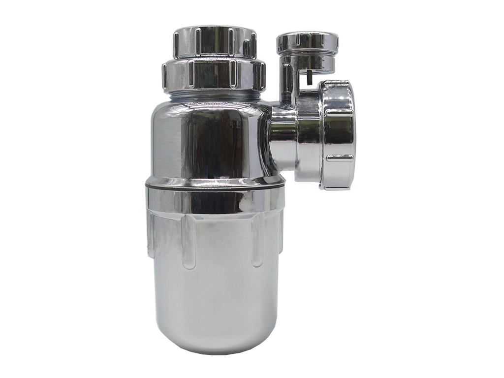 1-1/4" Plastic Anti-siphonic Bottle Trap(Chrome Plated)