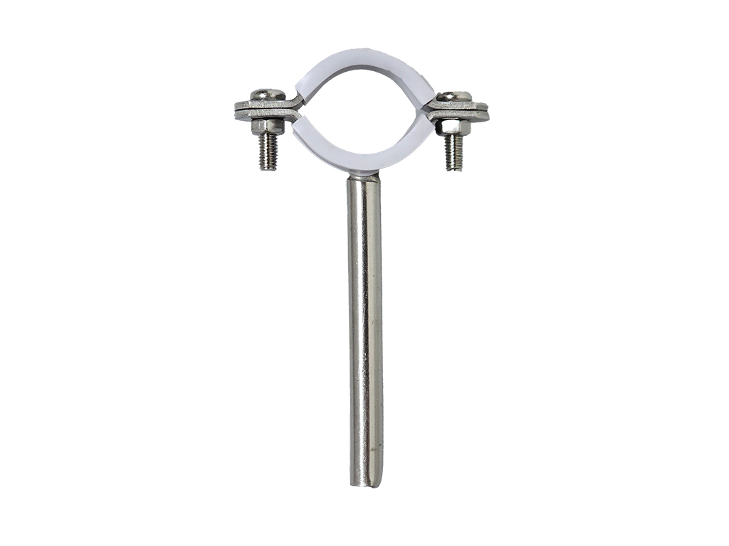 3/4" X  8mm X 3"長  S.S 304不銹鋼白膠邊去水圓尾杆碼