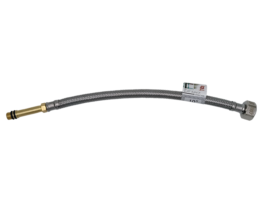 1/2"內牙 x 10mm外牙 x 10" 不銹鋼軟喉 (E07 Range)