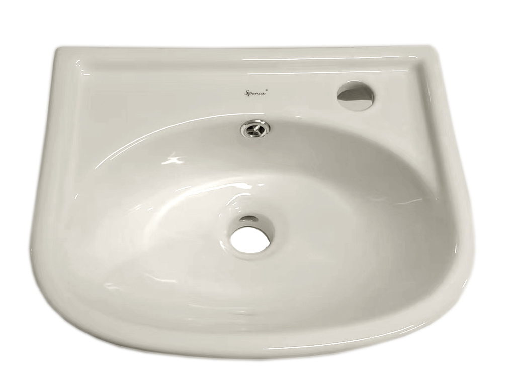 Spenca Vitreous China Wall Mounted Wash Basin