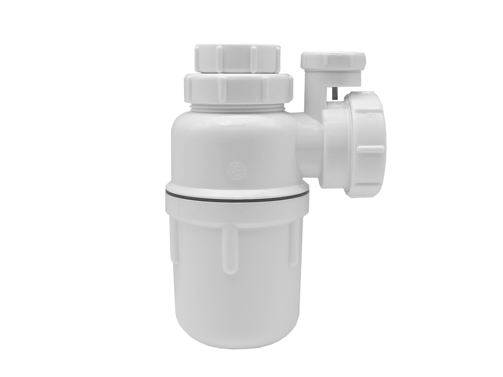 1-1/4" (32mm) Plastic Anti-siphonic Bottle Trap