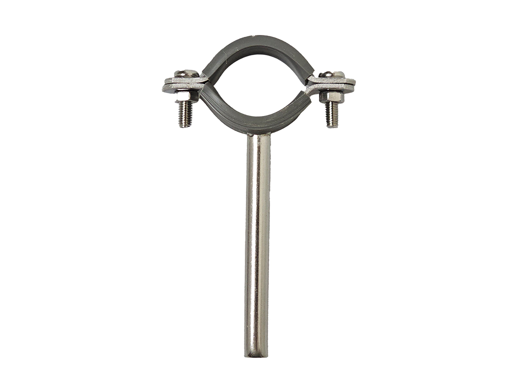 1" X  8mm X 3"  S.S 304 Stainless Steel Holderbat with Grey PVC for UPVC Pipe