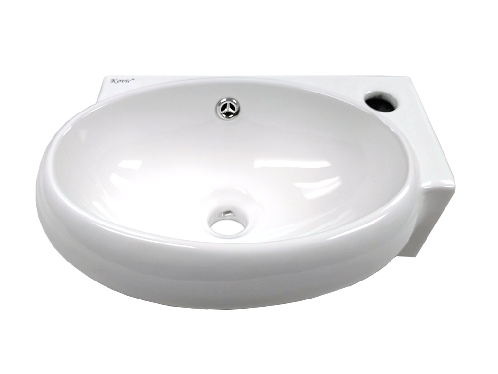 Kovic Vitreous China Wall Mounted Wash Basin